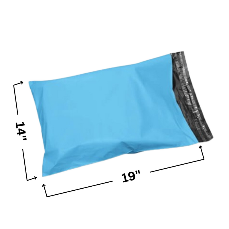 Baby Blue Recycled Mailing Bag 14 x 19 Inch (35.6 x 48.3cm)