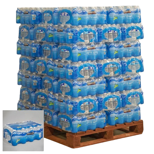 Kirkland Signature Spring Water 500 ml - Pallet Deal (42 Cases of 40 Bottles)