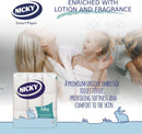 Nicky Elite 3 Ply Quilted Toilet Roll White - 45 Rolls (9pk x 5)