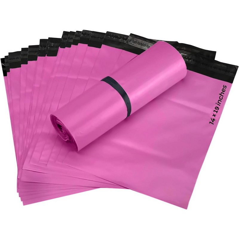 Pink Recycled Mailing Bag 14 x 19 Inch (35.6 x 48.3cm)