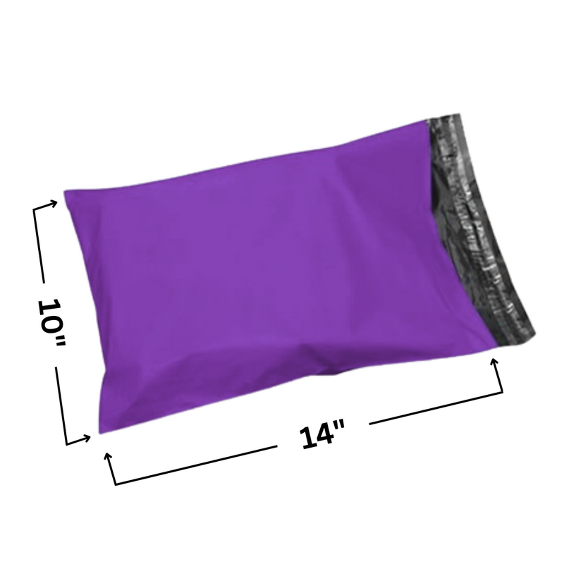 Purple Recycled Mailing Bag 10 x 14 Inch (25.4 x 35.6cm)