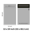 Grey Recycled Mailing Bag 13 x 19 Inch (33 x 48.3cm)