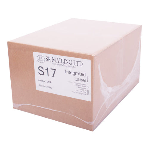 (S17) Single Integrated Label for 6" x 4" Shipping Labels