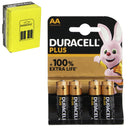 Duracell Plus AA LR6 Alkaline Batteries | 4 Pack