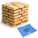 Alder Large Blue Vest Carrier Bags 800s | 11 x 17 x 21" - PALLET DEAL