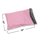 Baby Pink Recycled Mailing Bag 10 x 14 Inch (25.4 x 35.6cm)