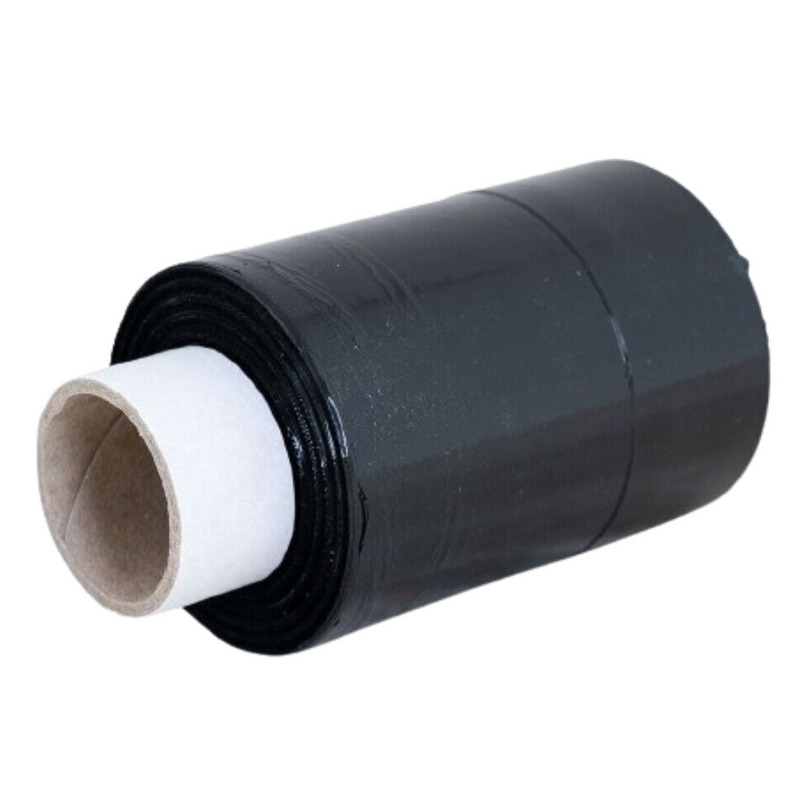 Black Mini Handy Pallet Stretch Wrap - 100mm x 150m, 17 Microns