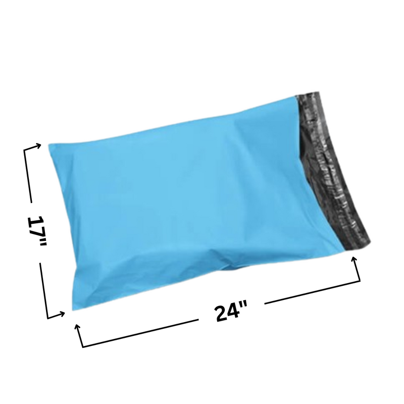 Baby Blue Recycled Mailing Bag 17 x 24 Inch (43.2 x 61.0cm)