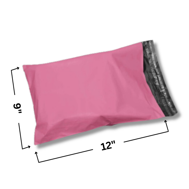 Pink Recycled Mailing Bag 9 x 12 Inch (22.9 x 30.5cm)