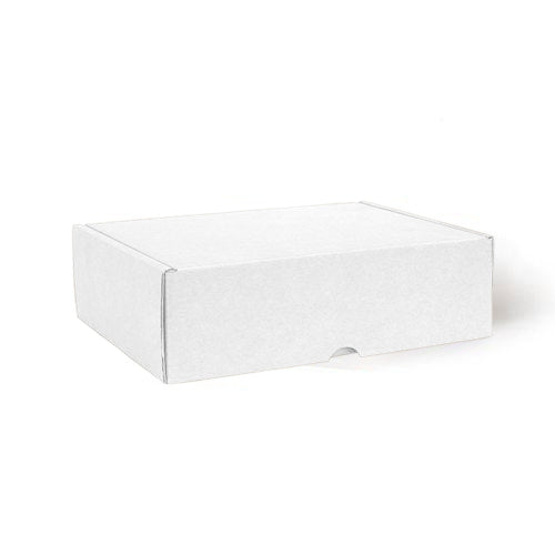Die Cut Small Parcel White Box E-Flute - 236 x 196 x 47mm
