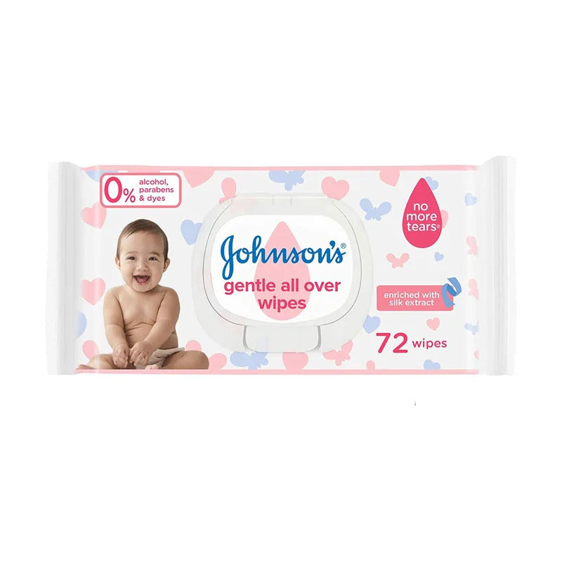 Johnson's Gentle All Over Baby Wipes 72 Pack