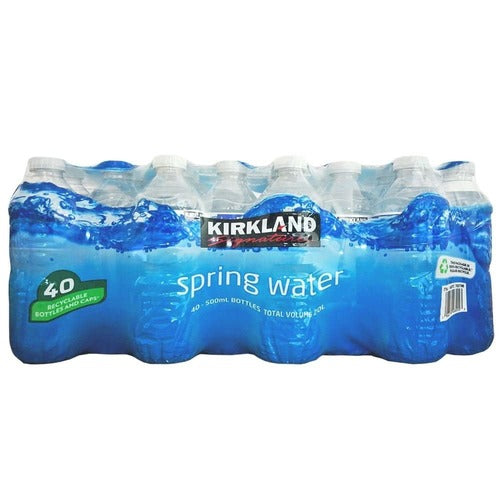 Kirkland Signature Spring Water 500 ml, 40 Bottles