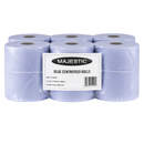 Majestic Blue 2-Ply Centrefeed Rolls 170mm x 90m (Pack of 6)