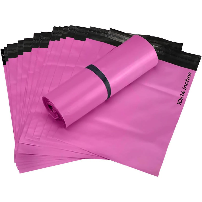 Pink Recycled Mailing Bag 10 x 14 Inch (25.4 x 35.6cm)