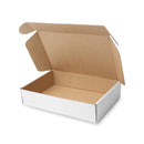Die Cut Small Parcel White Box E-Flute - 236 x 196 x 47mm