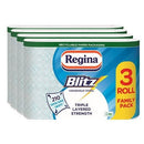Regina Blitz 3ply Kitchen Roll - Pack of 12