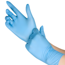Safetouch Blue Nitrile Gloves Powder-Free, Medical Grade - Small (Box of 100)