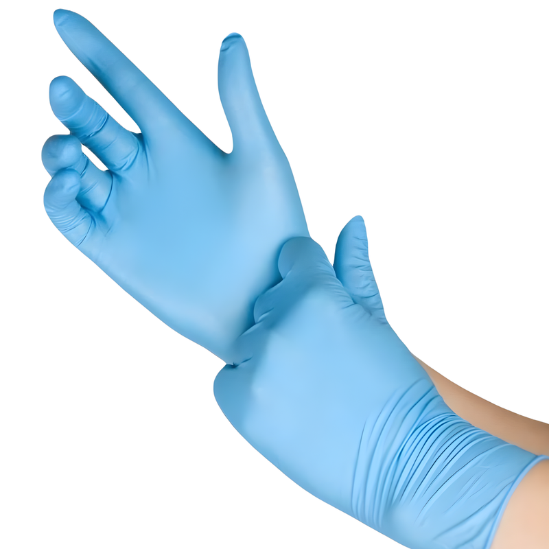 Safetouch Blue Nitrile Gloves Powder-Free, Medical Grade - Small (Box of 100)