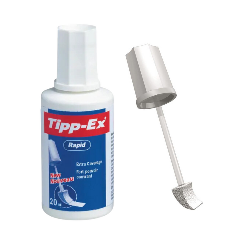 Tipp Ex Rapid Correction Fluid 20ml Pack Of 10 tipp-ex-rapid-correction-fluid-20ml-pack-of-10