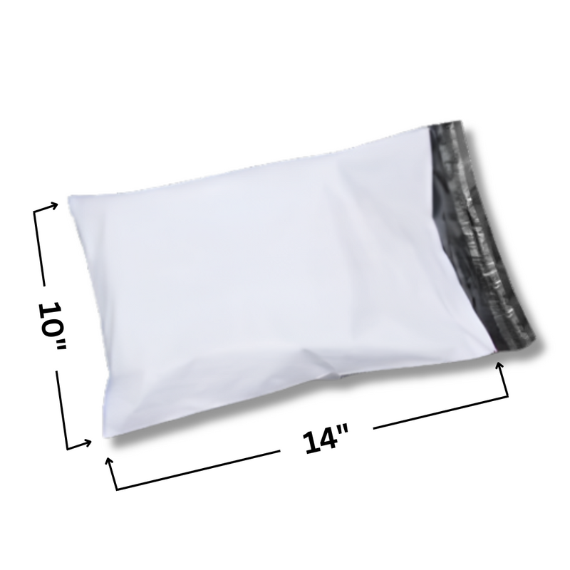 White Recycled Mailing Bag 10 x 14 Inch (25.4 x 35.6cm)