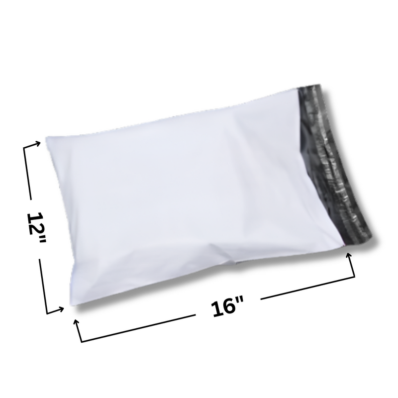 White Recycled Mailing Bag 12 x 16 Inch (30.5 x 40.6cm)