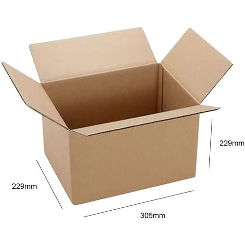 Brown Strong Cardboard 12 x 9 x 9" Size, Medium Parcel Mailing Box