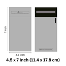 Grey Recycled Mailing Bag 4.5 x 7 Inch (11.4 x 17.8cm)
