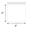 Grip Sealed Plain Resealable Bags - 2 x 2" (50x50mm)