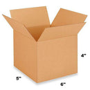 Brown Single Wall 6 x 5 x 4" Cardboard Box (152 x 127 x 102mm)