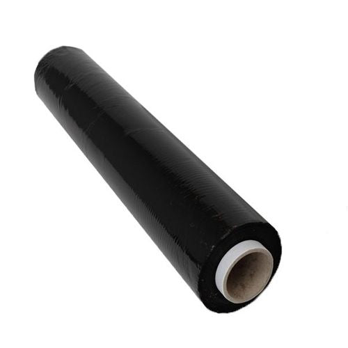 Black Pallet Stretch Wrap - 500mm x 250m, 23 Microns