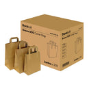 Durakraft SOS Brown Paper Bags with Flat Handles