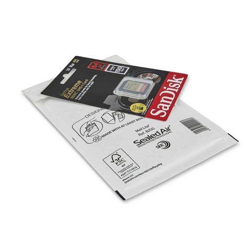Mail Lite Size B/00 White Padded Envelopes - 120 x 210mm