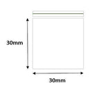 Grip Sealed Plain Resealable Bags - 30mm x 30mm