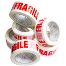 Fragile Acrylic 48mm x 92m (100 Yards) White Packaging Tape
